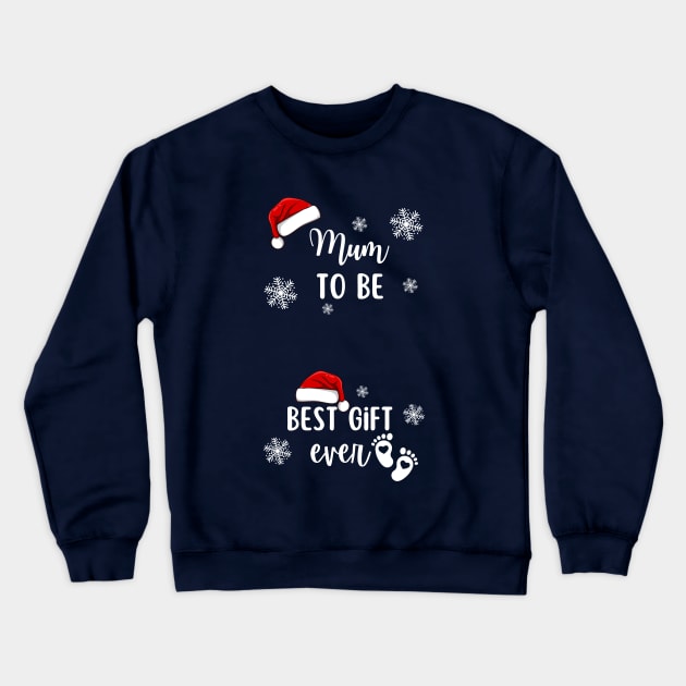 Christmas Pregnancy Announcement Crewneck Sweatshirt by Rubi16